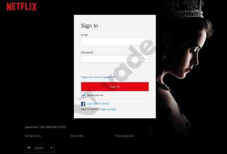 Phishing – Netflix phishing page detected by Vade